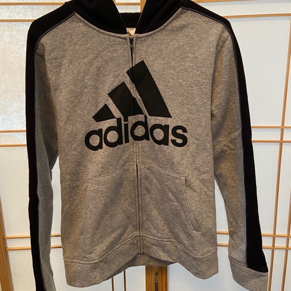 Boys Adidas Zip Up Hoodie